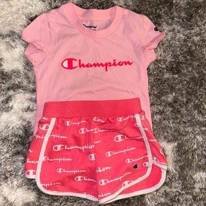 Champion 2-pice set. Girls size 4.